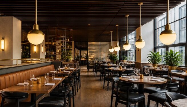 Innenraum des Restaurants